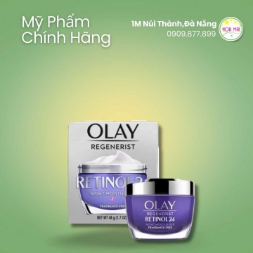 Kem Dưỡng Ẩm Olay Retinol 24 Max Night Hydrating Moisturizer 48g