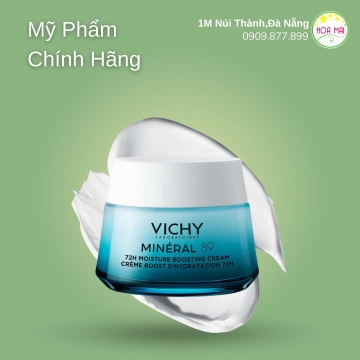 Kem dưỡng Vichy Minéral 89 72H Moisture Boosting Cream 50ml