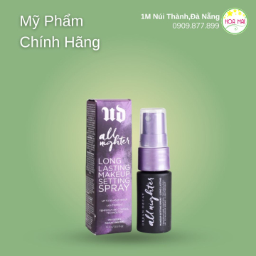 Xịt khóa nền Urban Decay All Nighter Makeup Setting Spray mini 15ml