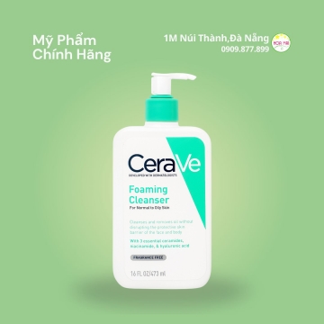 @Sữa rửa mặt Cerave foaming facial cleanser 473ml