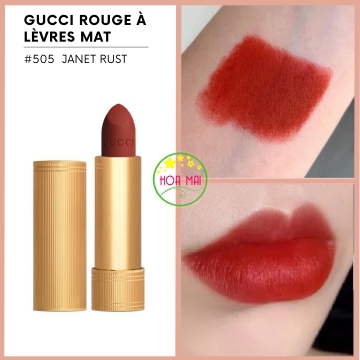 Son Gucci Rouge À Lèvres Mat Lip Colour - 505 Janet Rust