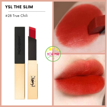 Son YSL Rouge Pur Couture The Slim Matte Lipstick No.28