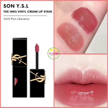 Son YSL The Inks Vinyl Cream Lip Stain 622 Plum Liberation
