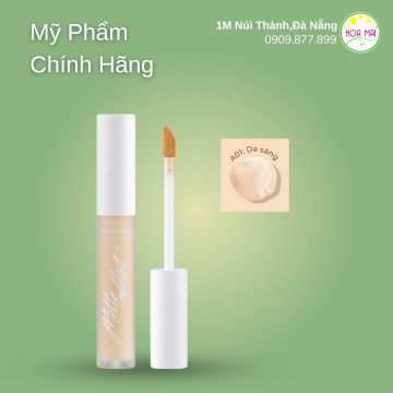 Kem che khuyết điểm Lemonade Matte Addict Concealer 3g A01