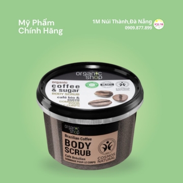 Tẩy da chết Organic Coffee & Sugar Body Scrub 250ml