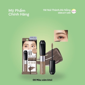 Mascara Chân Mày Kiss Me Heavy Rotation Coloring Eyebrow 8g #08