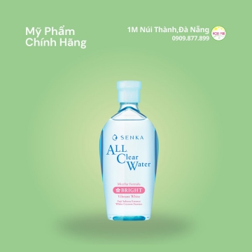 HĐ @Tẩy Trang Senka All Clear Water Vibrant White 230ml