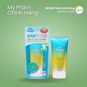 CTY HANH JP Kem Chống Nắng Skin Aqua Tone Up UV Essence Mint Green 80g