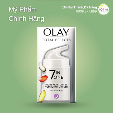 Kem dưỡng ẩm ban đêm Olay Total Effects Anti-Ageing 7-in-1 Night Firming Moisturiser 50 ml