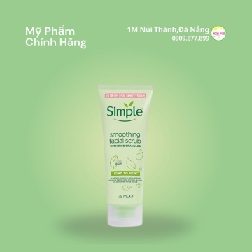 Tẩy da chết Simple Kind To Skin Smoothing Facial Scrubn 75ml