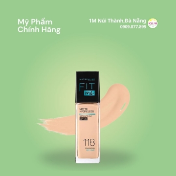 USA Kem nền Maybelline Fit Me Foundation - 118