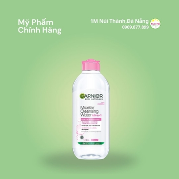 HĐ @Nước tẩy trang Garnier Skin Naturals 400ml nắp hồng