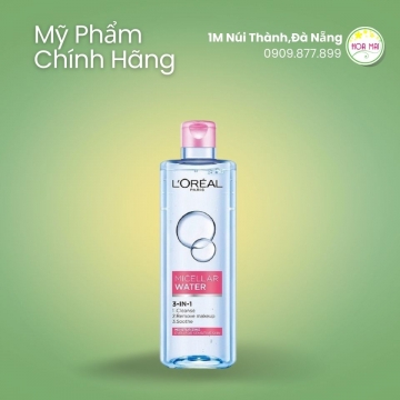 CTY LOREAL Nước Tẩy Trang Dưỡng Ẩm 3 In 1 L'Oreal Paris Micellar Water 400ml 