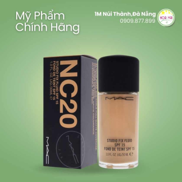 Kem nền MAC Studio Fix Fluid SPF15 30ml - NC20