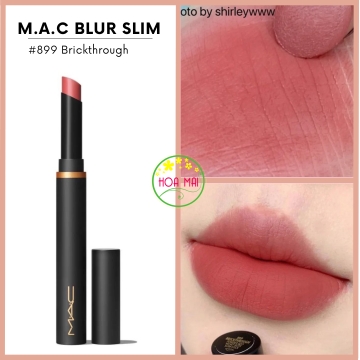 Son Mac Powder Kiss Velvet Blur Slim Stick 899 Brickthrough
