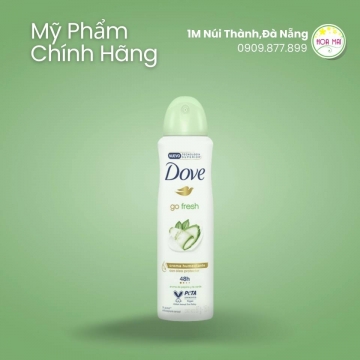 Xịt Khử Mùi Dove Go Fresh 48h Cucumber Green Tea 150ml