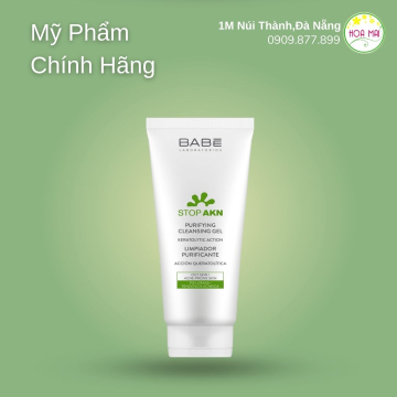 Sữa rửa mặt Babe Stop AKN Purifying Cleansing Gel - 200ml