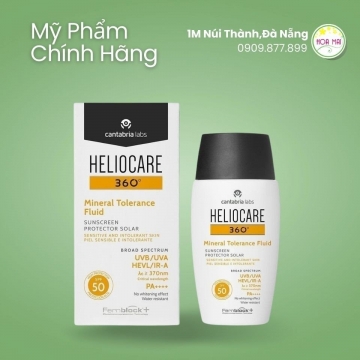 Chống nắng Heliocare 360 Mineral Tolerance Fluid SPF 50 50ml XÁCH TAY