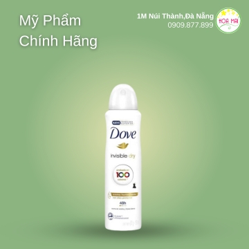 Xịt Khử Mùi Dove Invisible Dry 48h 250ml