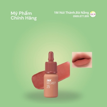 Son Kem Lì Peripera Ink Velvet Tint No.25