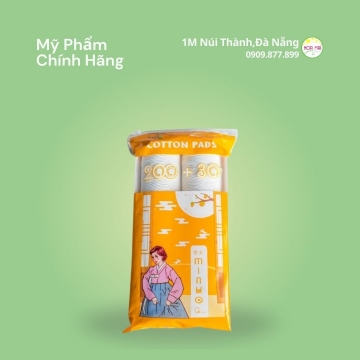 HĐ Bông Tẩy Trang Minho Cotton Pads 230 Miếng