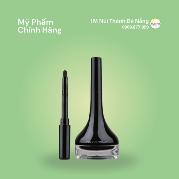 Kẻ Mắt Tony Moly Back Gel Eyeliner Long Brush #1 Black
