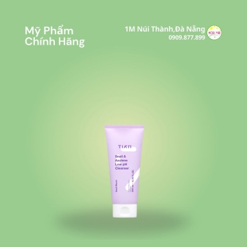 Sữa Rửa Mặt Tiam Snail & Azulene Low PH Cleanser 30ml