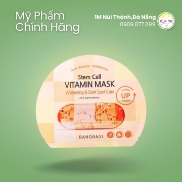 Mặt Nạ Banobagi Stem Cell Vitamin Mask Whitening & Dark Spot Care 30g