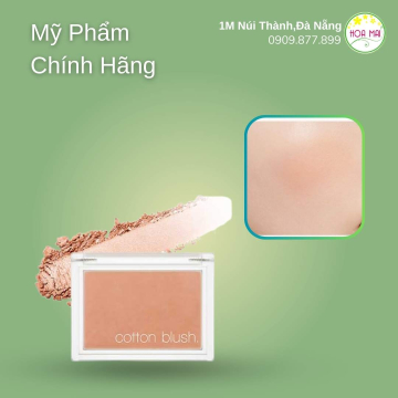 Má Hồng Missha Cotton Blusher #Mama's Camel Coat