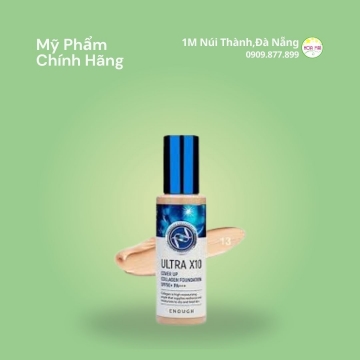 Kem Nền Dưỡng Ẩm Enough Collagen Ultra X10 Cover Up Collagen Foundation SPF50+ PA+++ No.13