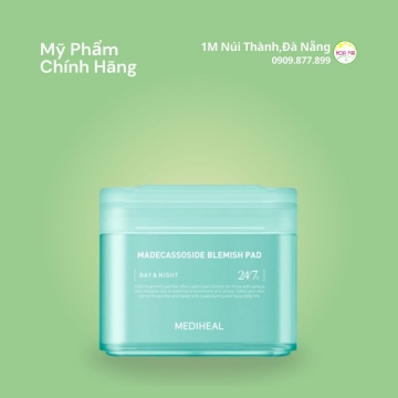 HĐ Toner Mediheal Madecassoside Blemish Pad (100 Miếng) - Xanh ngọc