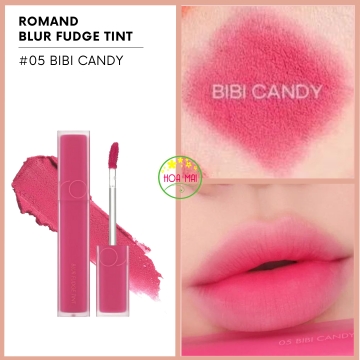 Son Kem Lì Romand Blur Fudge Tint No.05 Bibi Candy