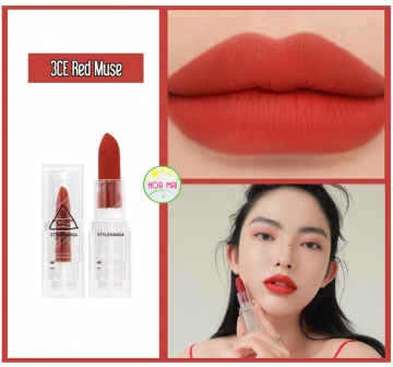 Son Thỏi 3CE Soft Matte Lipstick #Red Muse