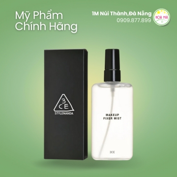 Xịt Khóa Nền 3CE Makeup Fixer Mist 80ml