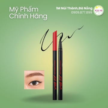 @Kẻ Mắt Nước Clio Superproof Brush Liner Colors Kill Black