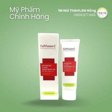 Kem Chống Nắng Cell Fusion C Clear Sunscreen 100 SPF50 50ml