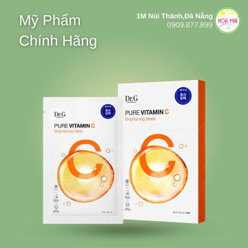 Dr.G Mặt nạ giấy Pure Vitamin C Brightening Mask 23g