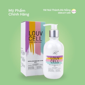 Kem Dưỡng Thể Trắng Da Louv Cell Crystal Whitening Body Lotion - 250ml
