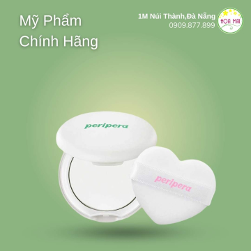 #Phấn Phủ Peripera Oil Capture Setting Pact 9g