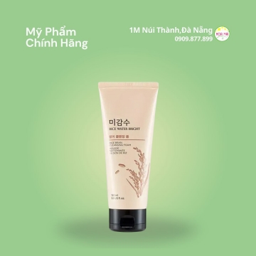 Sữa rửa mặt TẠO BỌT gạo the face shop rice water bright cleansing foam mousse nettoyante 150ml