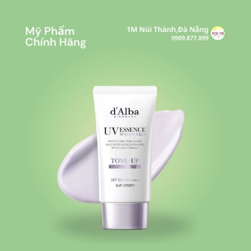 Kem Chống Nắng D’alba UV Essence Waterfull Tone Up Purple Correcting SPF50+ PA++++ 50ml