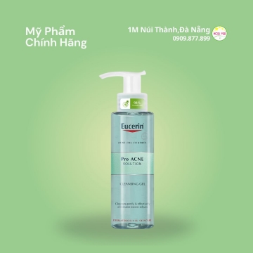 Sữa Rửa Mặt Eucerin ProAcne Solution Cleansing Gel 200ml