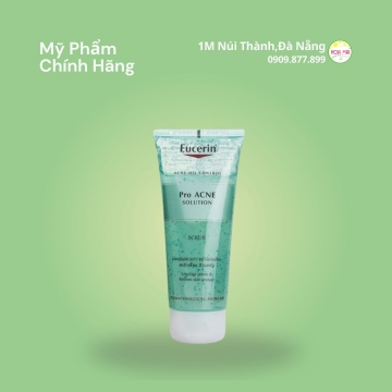 Tẩy Da Chết Eucerin Acne- Oil Control Pro Acne Solution Srub 100ml