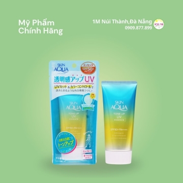 Kem chống nắng nâng tông Skin Aqua Tone up Mint Green SPF 50+ PA++++ 50g