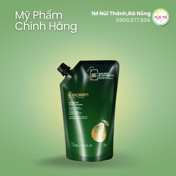 Túi Refill Dầu Gội Bưởi Giảm Gãy Rụng & Kích Thích Mọc Tóc Cocoon Pomelo Shampoo 500ml