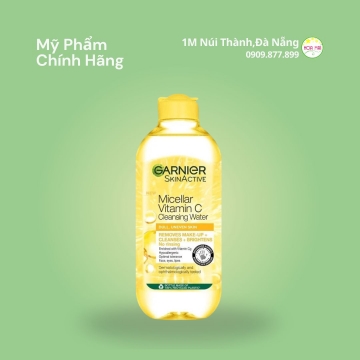 Tẩy trang Garnier Micellar Water All In 1 Vitamin C 400ml