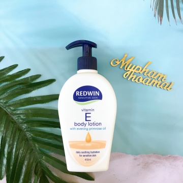 Kem dưỡng da vitamin E body lotion Redwin 400ml